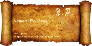 Nemes Polina névjegykártya